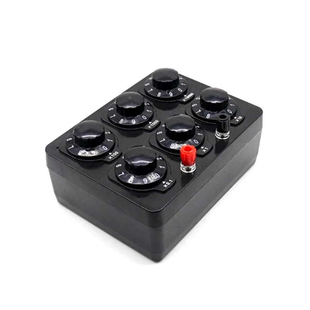 0-99999.9Ω Adjustable Resistance Box Physics Teaching Equipment Variable Load Resistor Measure EMF & Resistance Resistance Box Vue Default Title