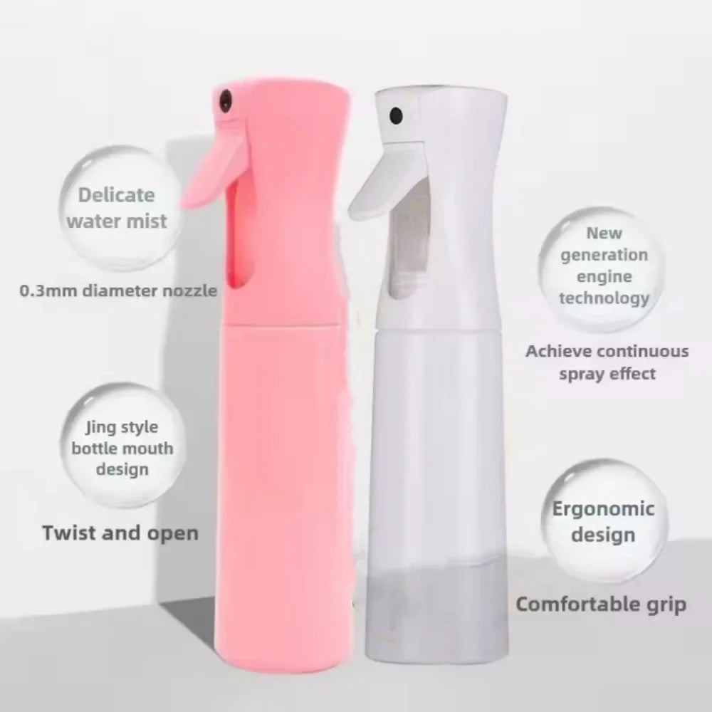 High Pressure Spray Bottles Refillable Bottle Continuou Mist Watering Can Automatic Barber Water Sprayer Plant Mist Spray Bottle Vue