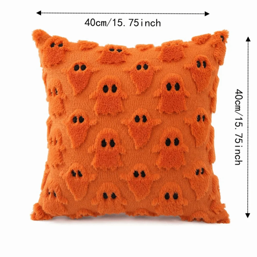 Modern Ghost Halloween Pillow Covers Decorative Colorful Cushion Covers Home Decor Plush Pillowcase Bedroom Vue
