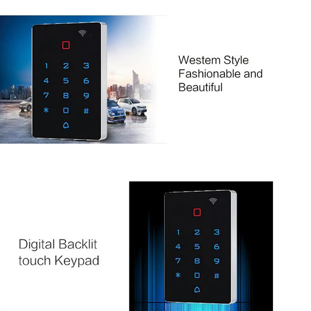 Tuya WiFi Smart Door Lock Standalone Keypad 125Khz Card Access Control System IP68 Waterproof for Home Security Vue