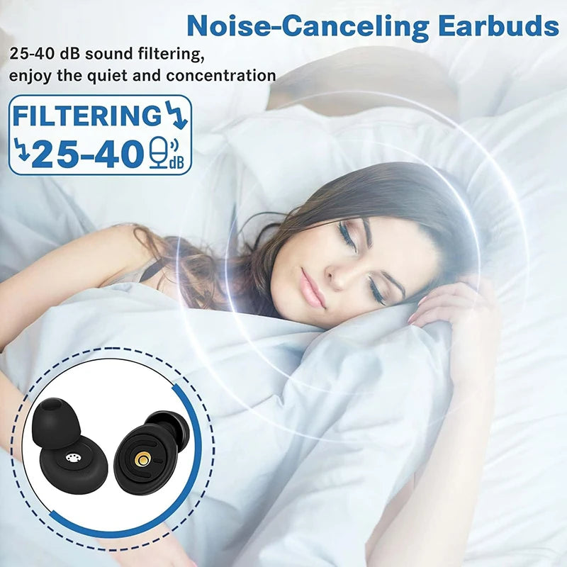 Ear Plugs Noise Reduction Protection Reusable Silicone Swimming Plug Vue