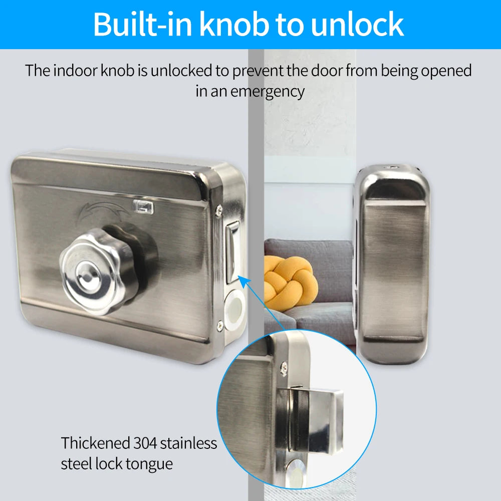 IP65 Waterproof Fingerprint Smart Door Lock Bluetooth Lock By Remote Control TTLock App/Password/RFID Card/Metal Key/Finger Vue