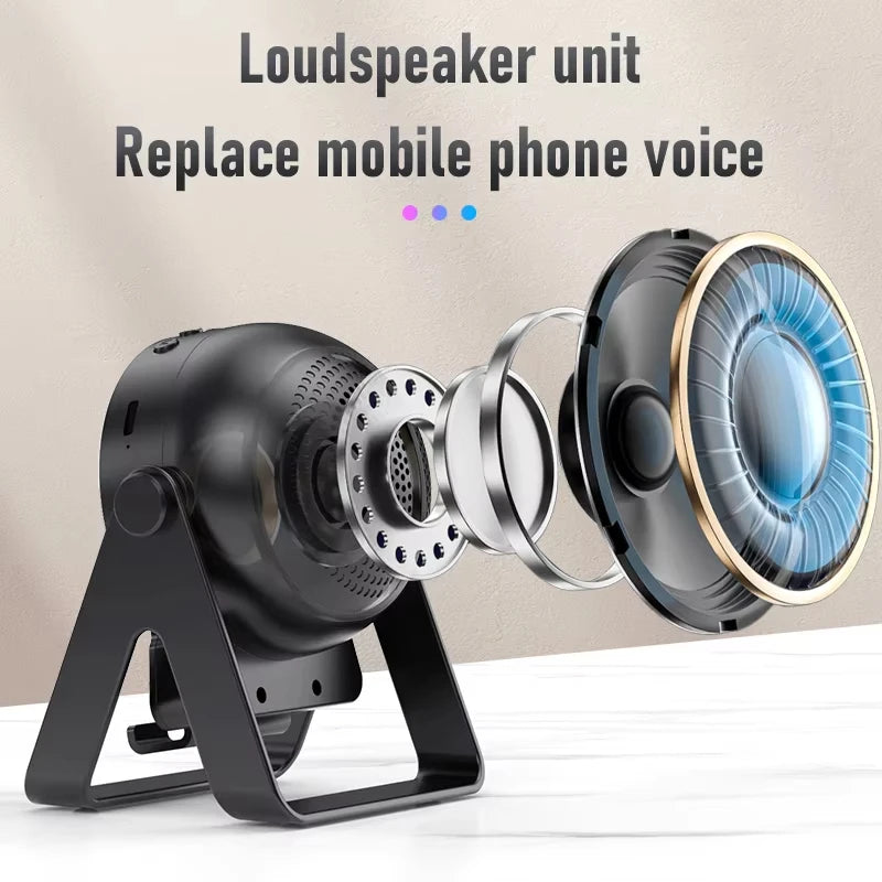 4 in1 Wireless Speaker LED Atmosphere Light RGB Bluetooth Speaker stand for Phone Vue