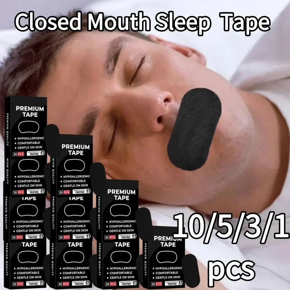 Elastic Sleep Tape Snoring Stop Glue Open Mouth Breath Correction