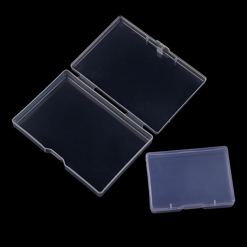 Rectangular Transparent Plastic Box Dustproof Storage Organizer Durable Jewelry Packing Container Case Vue