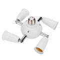 E27 LED Lamp Base 5/7 Head Bulb Holder Splitter Adapter Socket Lamp Base Adapter Vue 5 Heads China Mainland