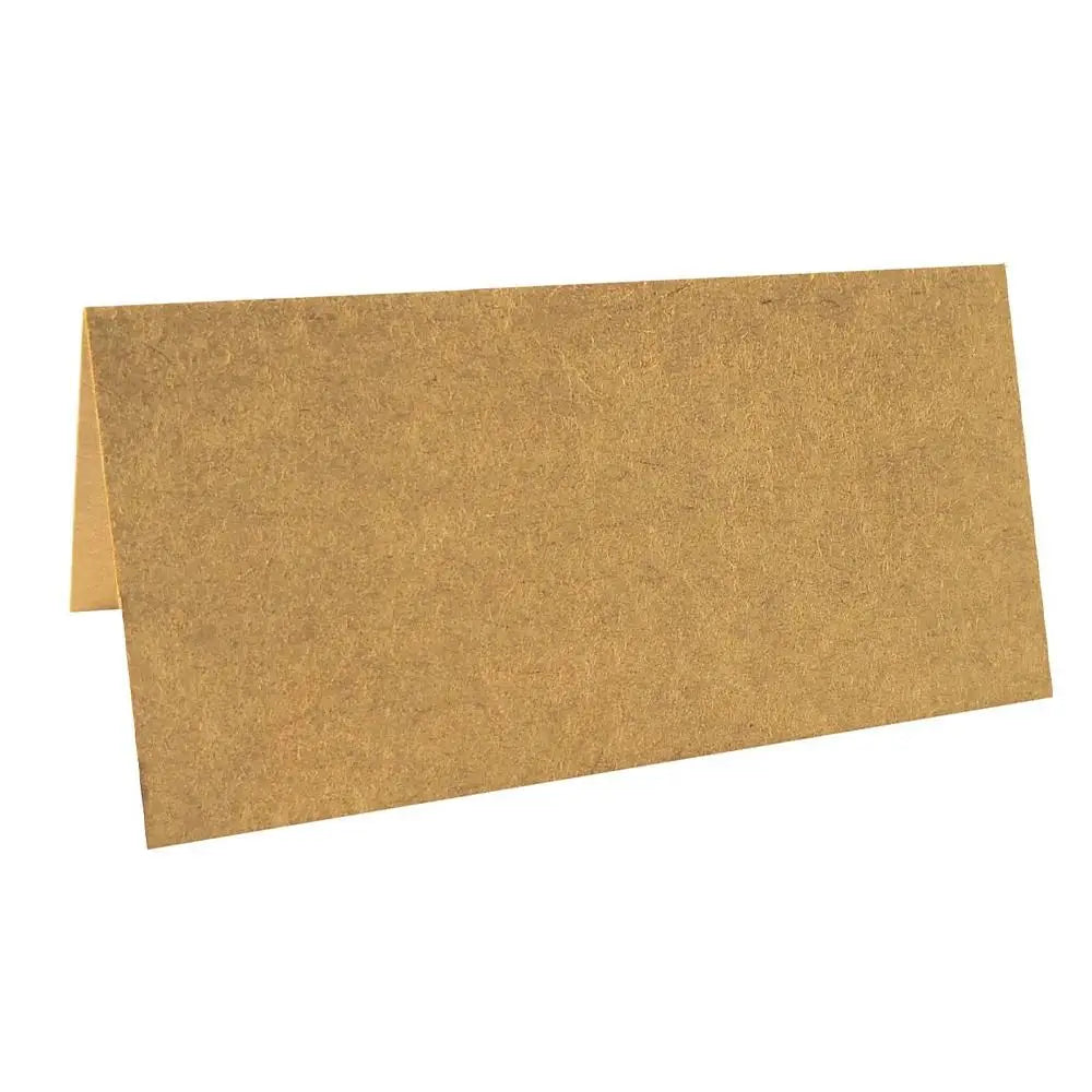 10pcs Vintage Wedding Place Cards Kraft Paper Blank Table Place Cards Elegant Folded Name Seat Card Anniversary Celebration Vue