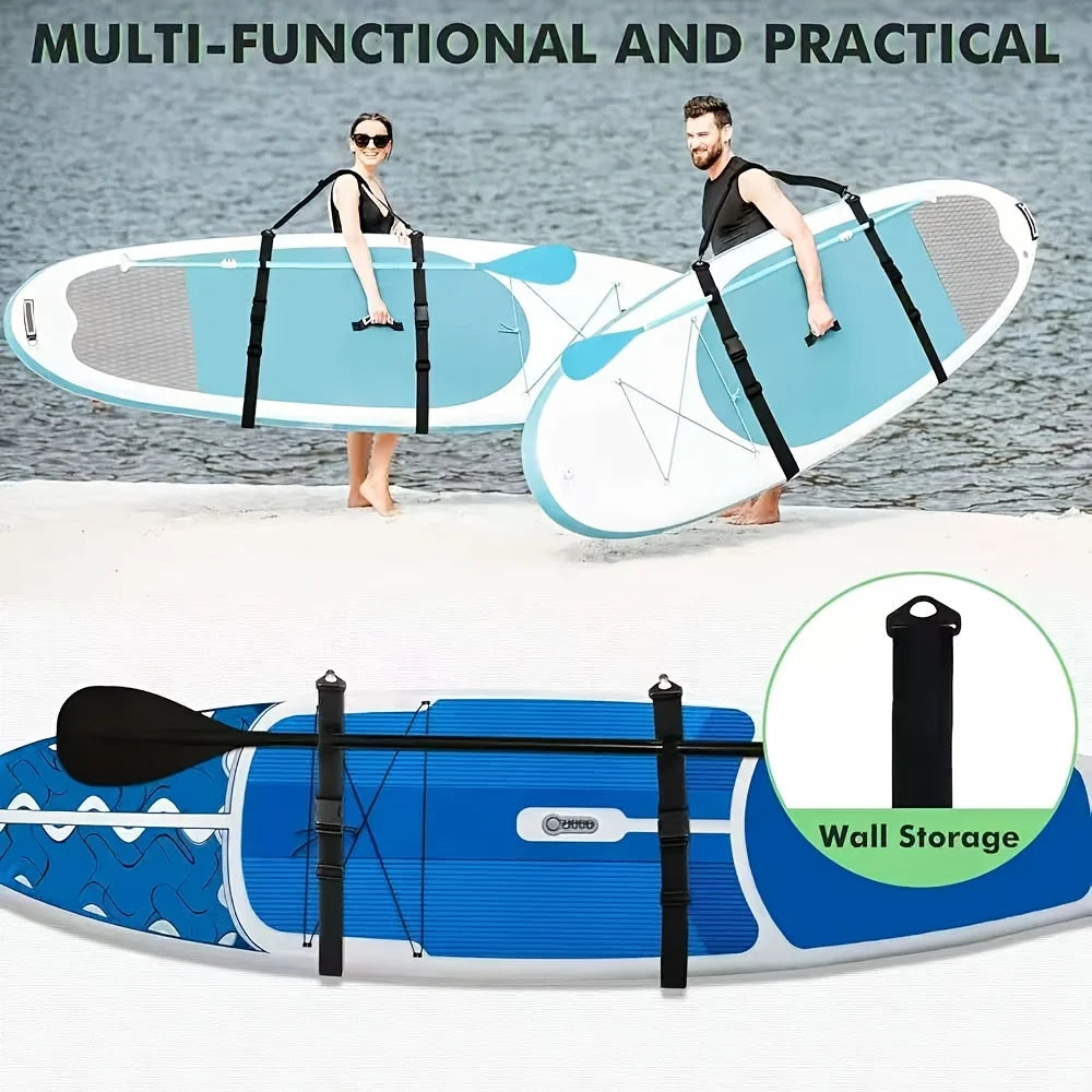 Hands-free SUP Shoulder Strap Kayak Surfboard Paddle Board Adjustable Vue