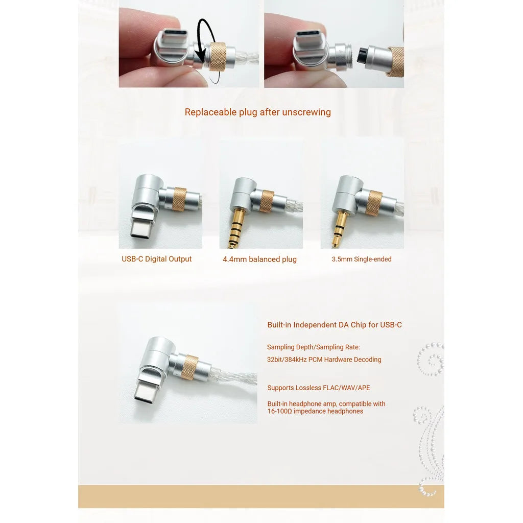 Artpical Raphael HiFi IEM Earphones | CNC Aluminum 3D-Printed Wired IEM Earphones Vue