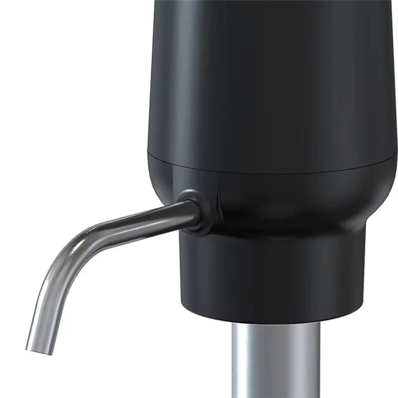 ABKW-Whiskey Red Wine Pump Dispenser Electric Wine Decanter Aerator Dispenser Professional High End Liquor Pump Adjustable Vue Black