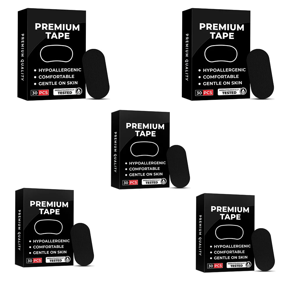 30 60 90 Anti Snoring Sleep Mouth Tape Breathing Nasal Strips Medical Vue 150pcs