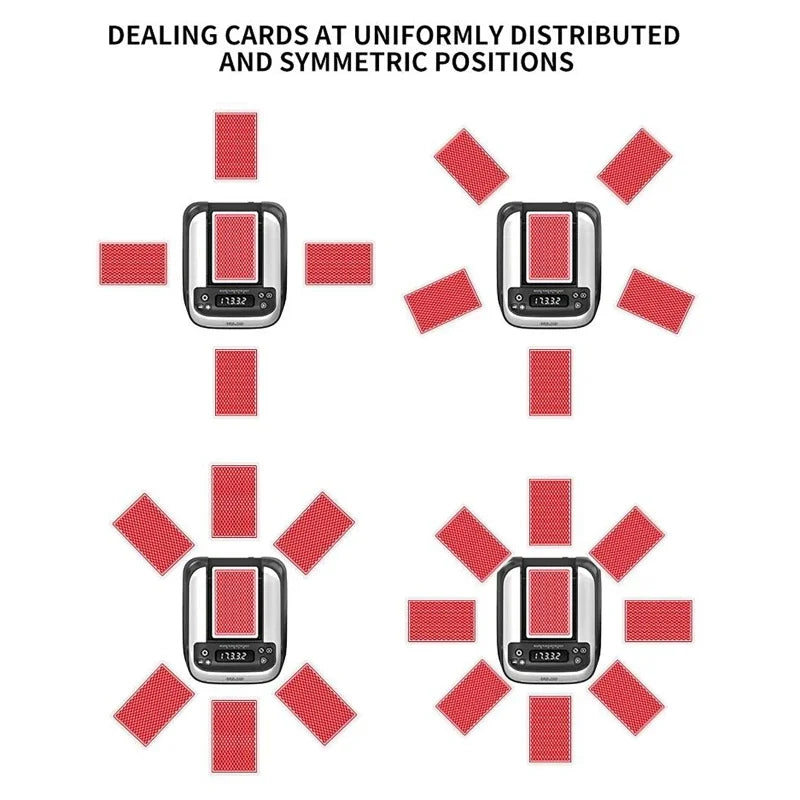 Automatic Card Dealer Machine 360° Rotating Rechargeable Card Dealer Machine Vue