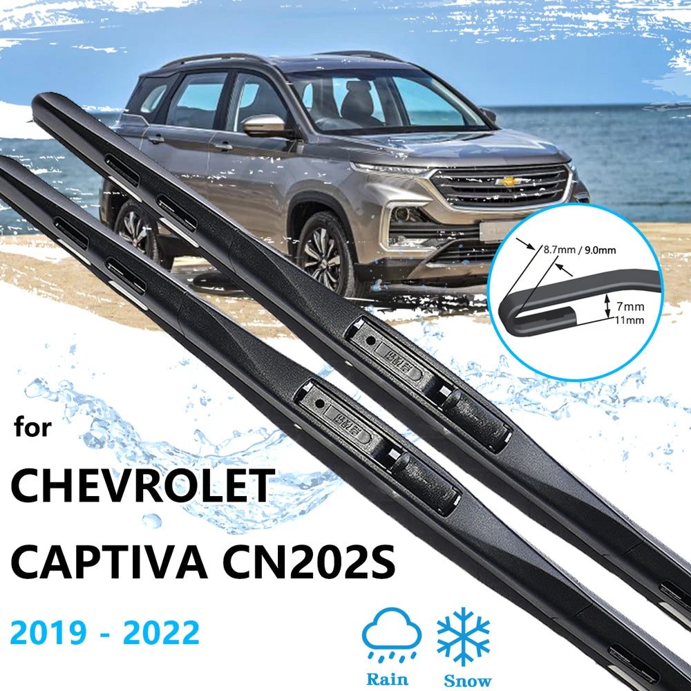 Chevrolet Captiva CN202S 2019–2022 Front Wiper Blades Set of 2 Wiper Blades Vue