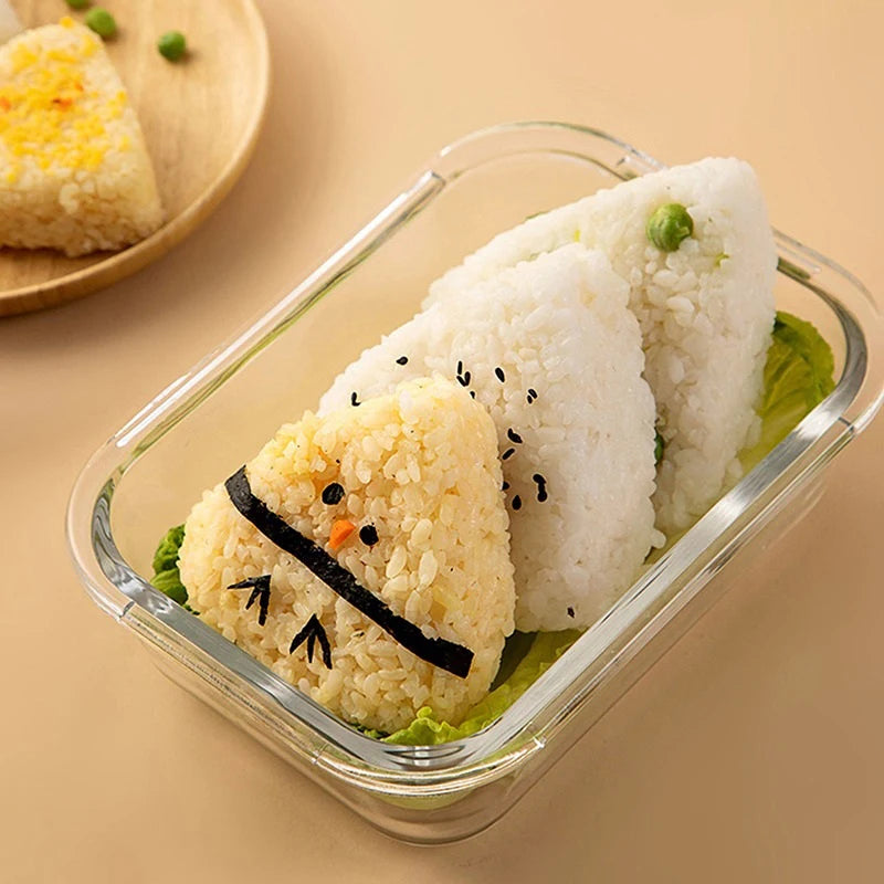 1/3PCS/Set Sushi Mold Rice Ball Food Press Triangular DIY Sushi Maker Mold Sushi Kit Japanese Kitchen Bento Accessories Vue
