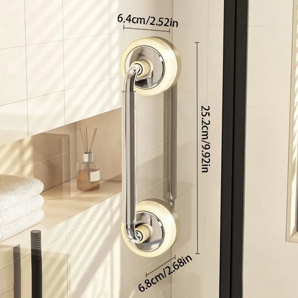 Removable Suction Cup Door Handle Waterproof Anti-slip Sliding Door Handle Powerful Vacuum No Drilling Glass Door Handrail Vue