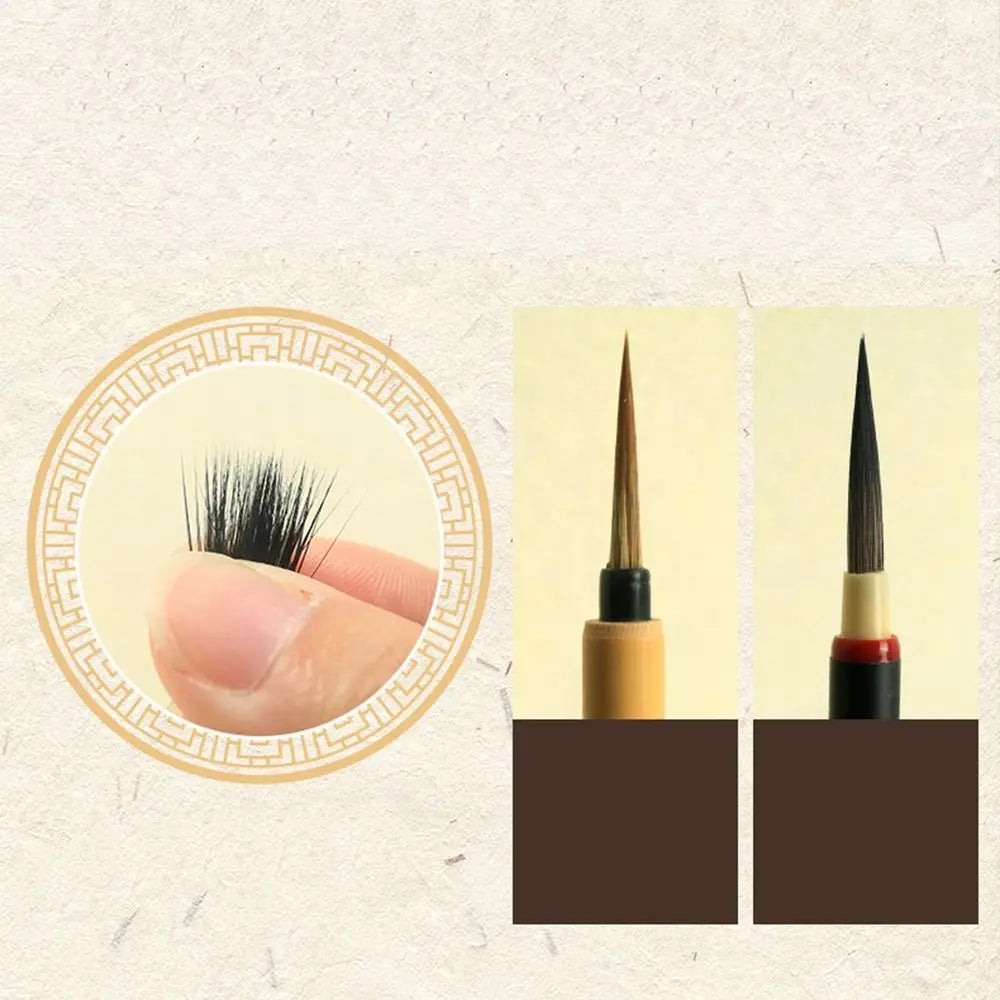 Artist Painting Practice Oil Painting Student Calligraphy Brush Chinese Brushes Hook Line Fine Paint Brush Script Writing Brush Vue