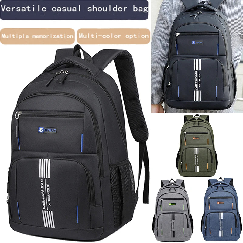 Fashion Minimalist Men S Rucksack Lightweight Nylon Backpack Multiple