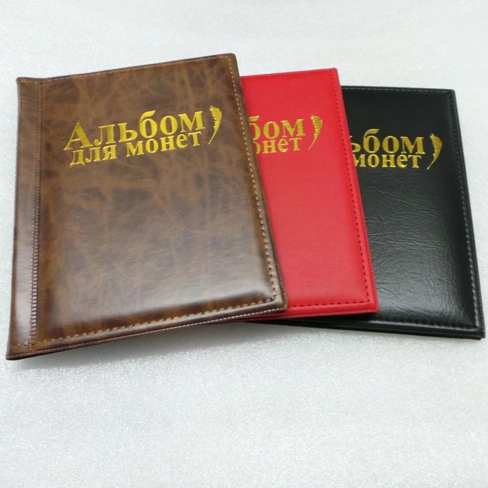 250Embedded Storage Binder Stamp Collector's Book Coin Collector's Book Stamp and Coin Storage Book Peaceful Dove Double Russian Vue
