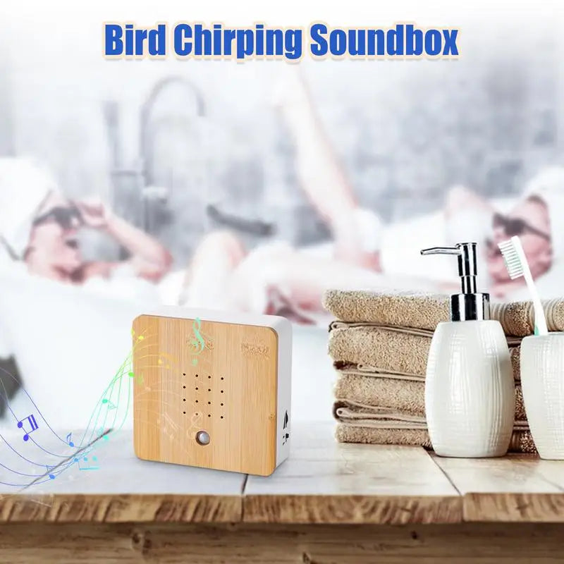 Bird Sound Decorative Box with Nature Sounds Versatile Smart Animal Noise Machine for Bedroom Relaxation Fireplace Living Room Vue Default Title
