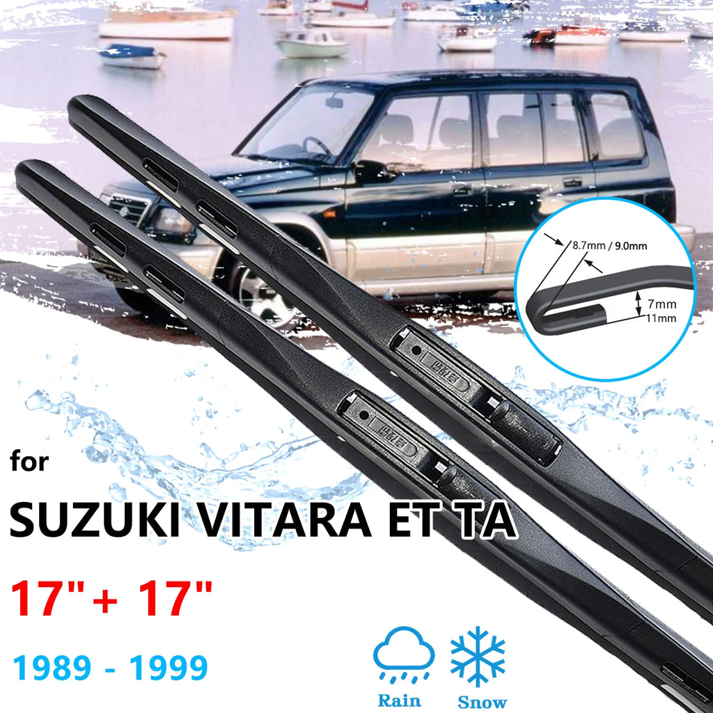 For Suzuki Vitara ET TA Santana 300 350 1989~1999 Car Front Wiper Blades Brushes Window Windshield Windscreen Replacement Parts Vue