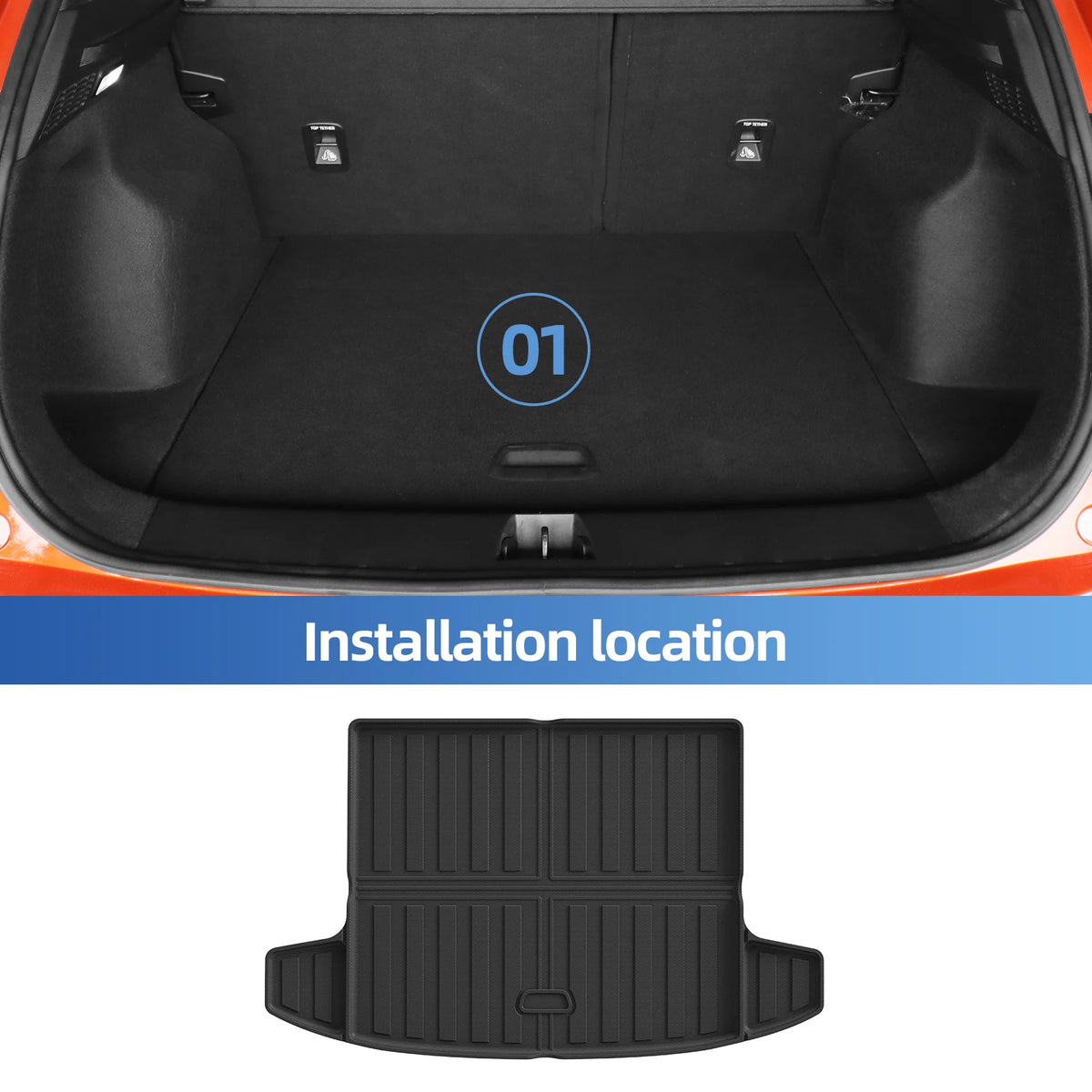 Smabee Geely Proton X50 2020-2025 TPE 3D Car Floor Mats & Trunk Pad Car Floor Mat Set Vue