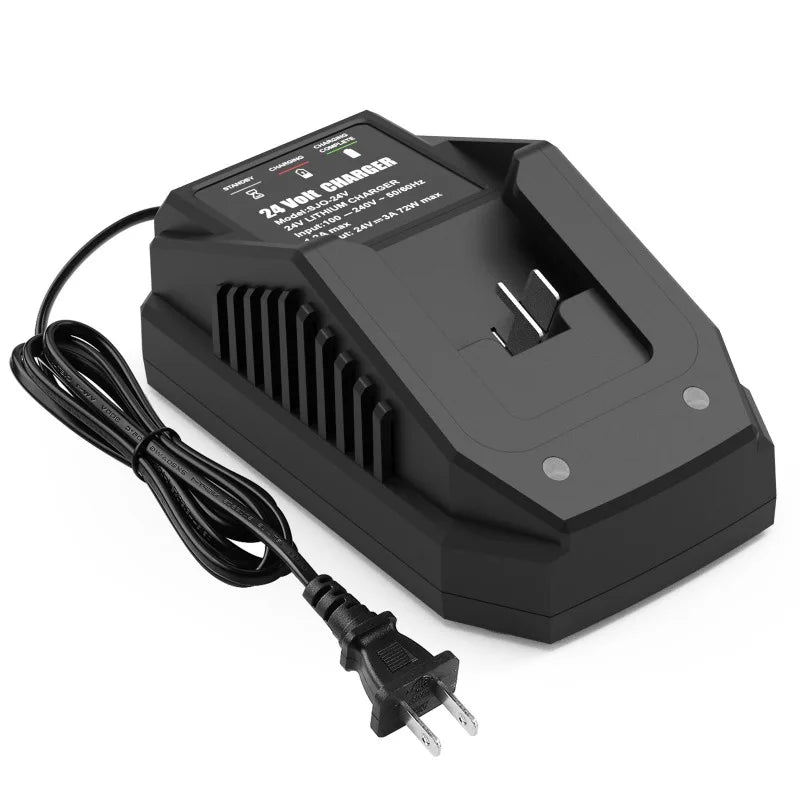 Portable Lithium Battery Fast Charger Compatible with For SNOW JOE 24V Lithium Batteries Fast-charging Dock Replacement Charger Vue