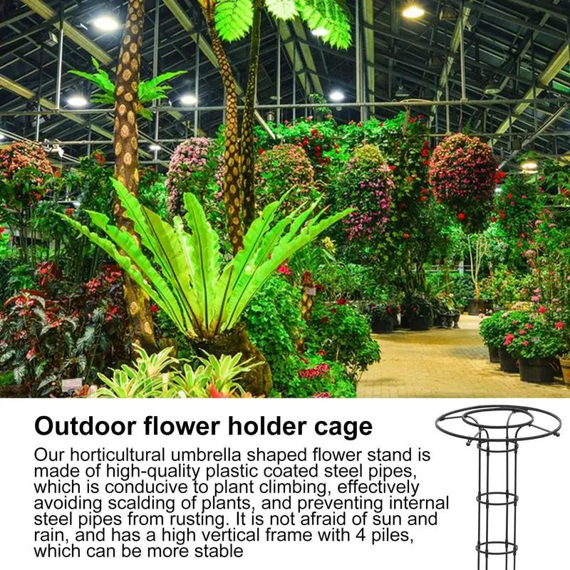 Semicircle Plant Trellis Stakes for Climbing Plants 90–210cm Plant Support Trellis Vue
