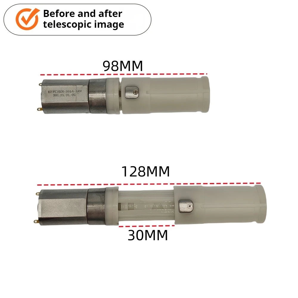 Linear Motor Telescopic DC Motor Mini Electric Actuator Screen Click Speed Controller 30mm Stroke 5KG Thrust Push Rod Kit Vue