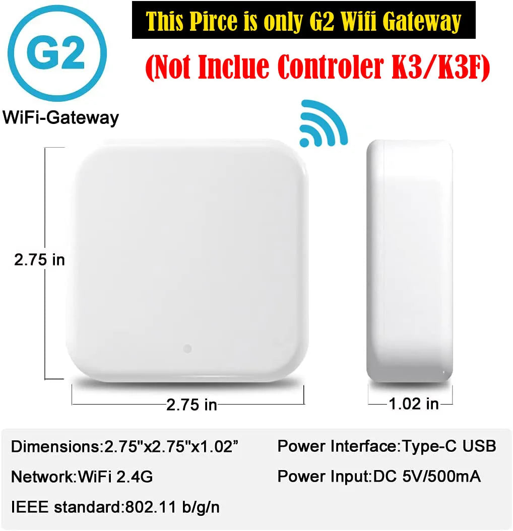 K2 IP66 Waterproof Bluetooth V4.1 TTlock Mobile App Control Door Access Control System 13.56Mhz RFID Card Reader 20000 User Vue G2 wifi gateway