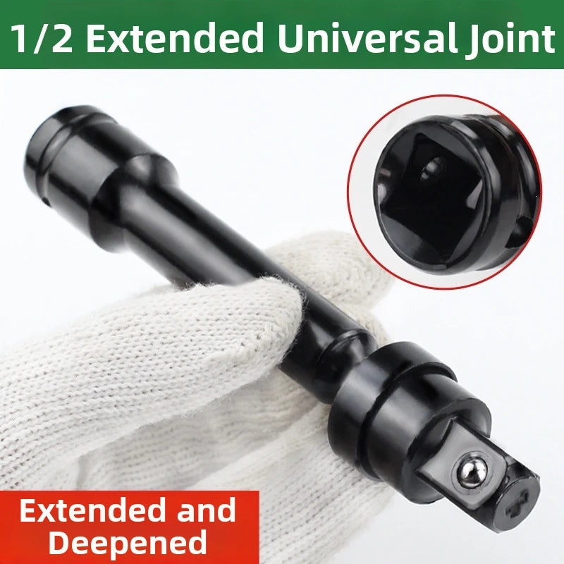 1/2" Drive Wobble Extension Bar & Socket Joint Adapter Socket Extension Bar Vue