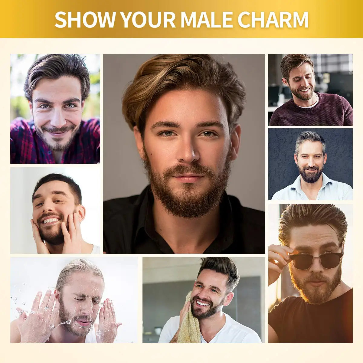 30ml Beard Growth Oil Serum For Men Beard Growth And Grooming Soften Strengthen Styling Beard Oil Beard Care Thicker Nourish Vue