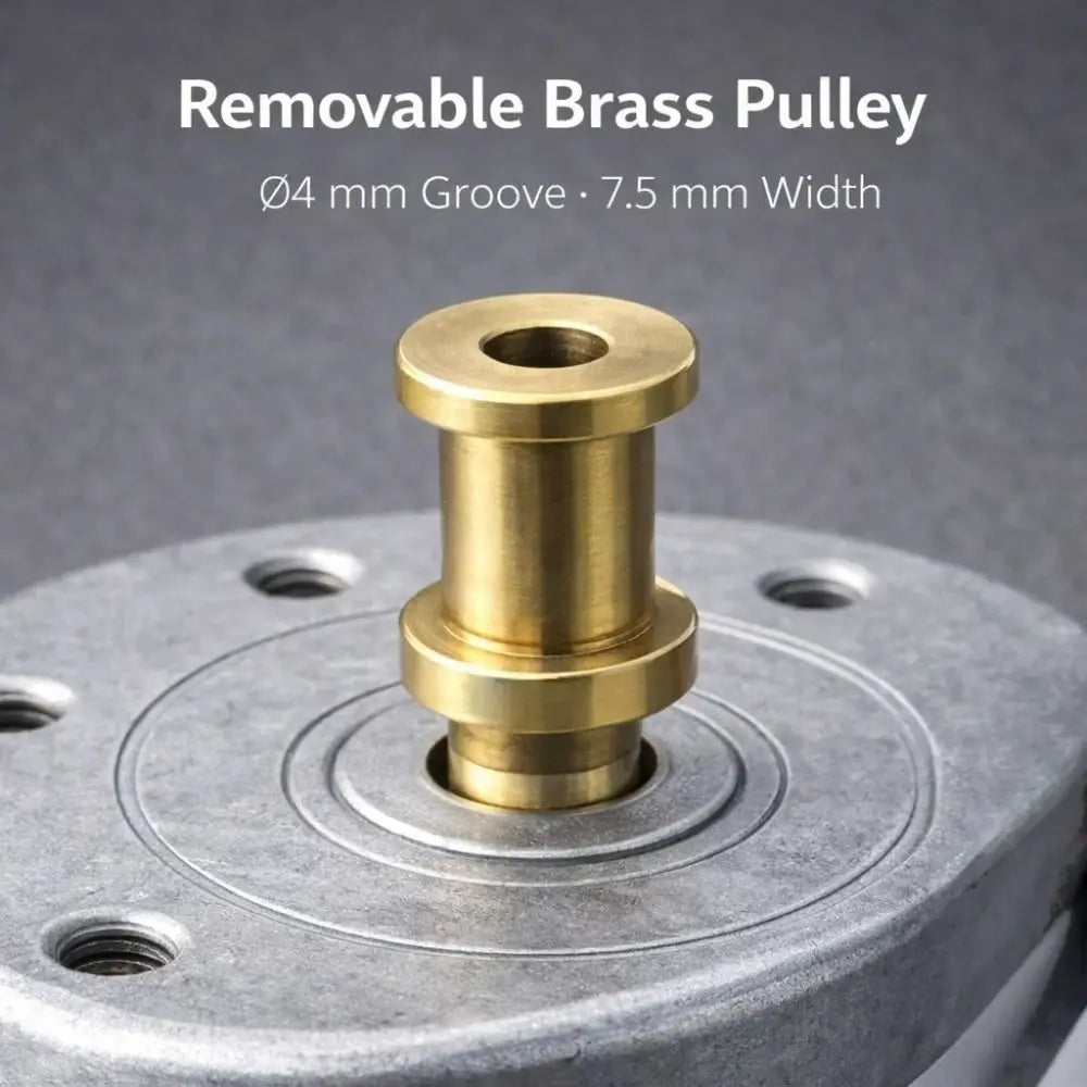 Low Noise EG-530SD H/L Fine Speed Trim 25mm Mount Turntable Motor Replacement 33/45/78 RPM Support 9-12V DC Vinyl Player Motor Vue