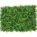 UV Resistant Artificial Grass Wall Panel Square Shape 40*60cm Size Privacy Fence Panel Green Color Fake Lawn Carpet Vue Style 1