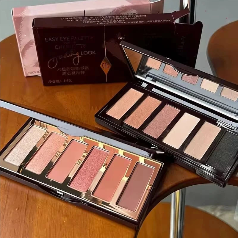fashion Easy Apply Blusher Lasting Brighten Charlotte Makeup Tilbury 4/6/9 Colors Eye Shadow Disc Waterproof Eye Shadow Palette Vue
