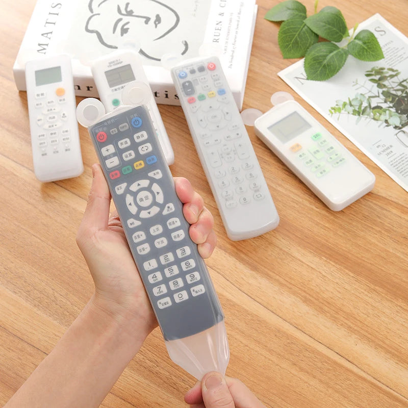 Silicone Remote Control Protective Cover Air Condition TV Remote Control Waterproof Case Bear Ear Fluorescence Dustproof Cover Vue