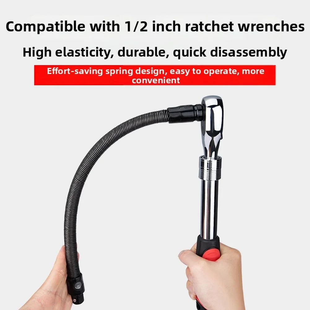 Flexible Socket Extension Bar with Air Jet Joint – 10 & 14 In Socket Extension Bar Vue