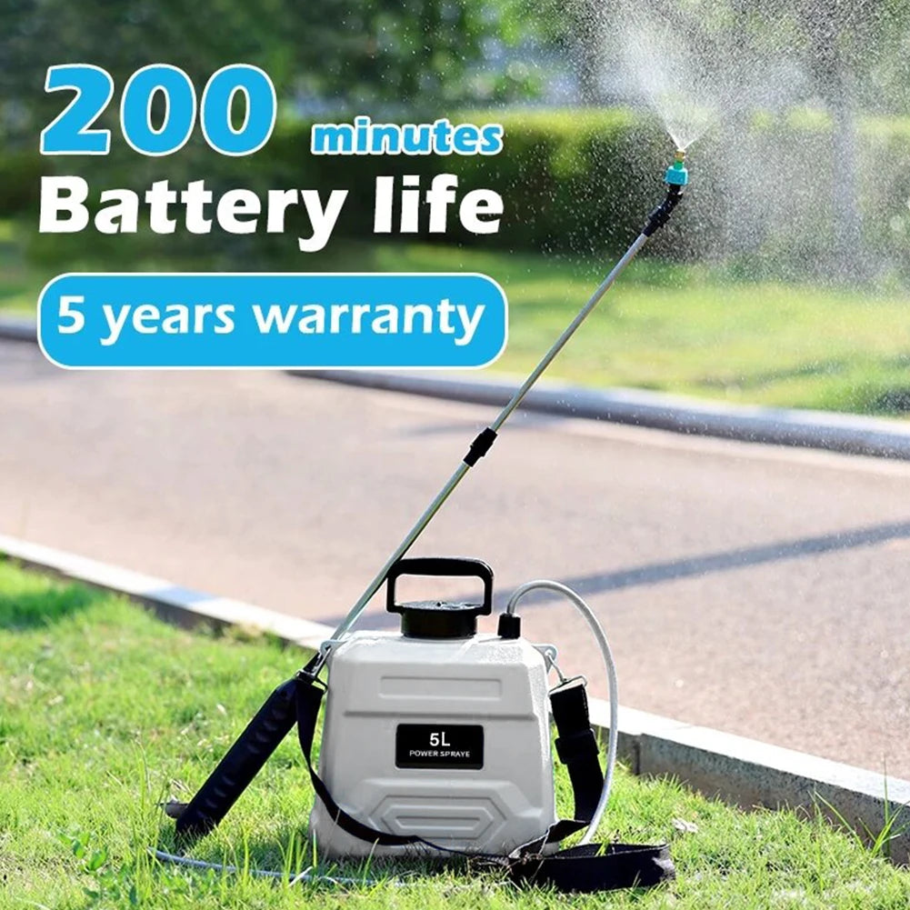5L Electric Backpack Sprayer for Garden, Farm & Orchard Electric Garden Sprayer Vue