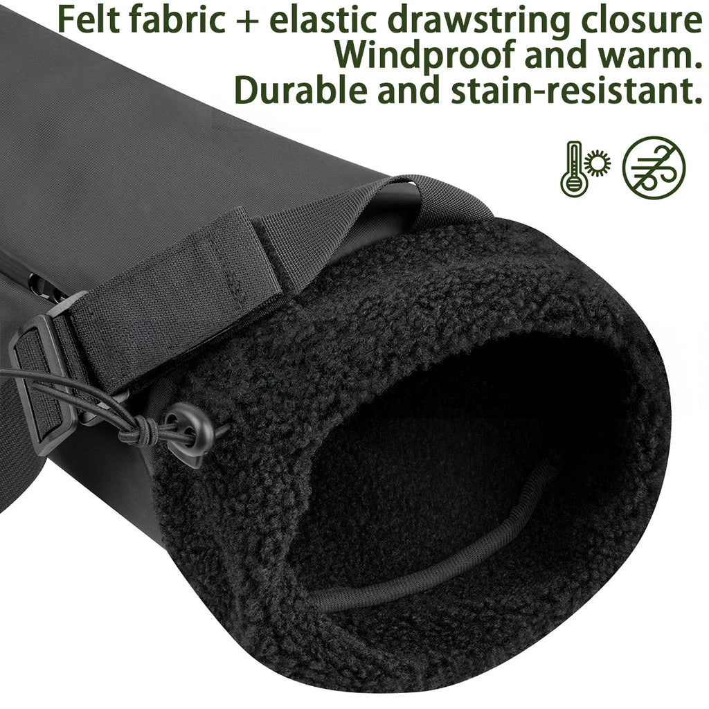 Adjustable Drawstring Hand Warmer Pouch with Zipper Pocket Hand Warmer Muff Vue