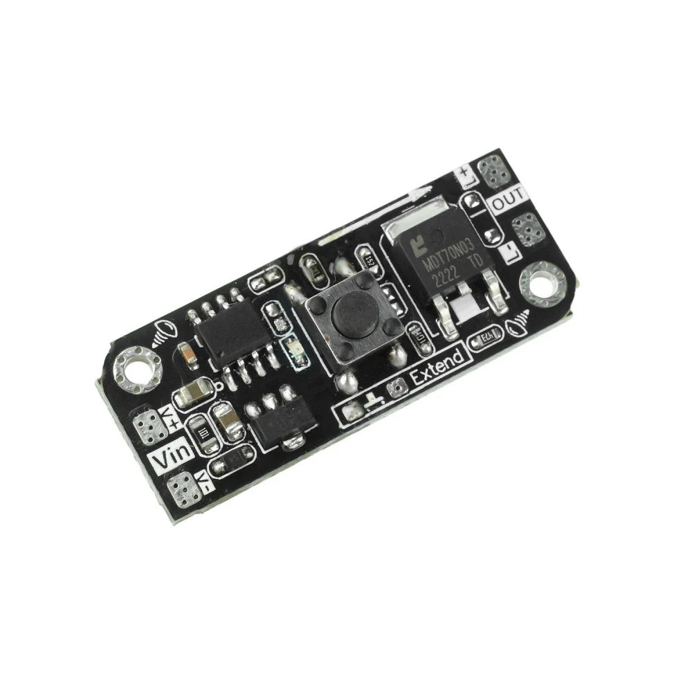 DC5-24V Touch Button Dimming Board LED PWM Stepless Dimming Driver Module Constant Voltage 5A for LED COB Strip Light Panel Vue Default Title