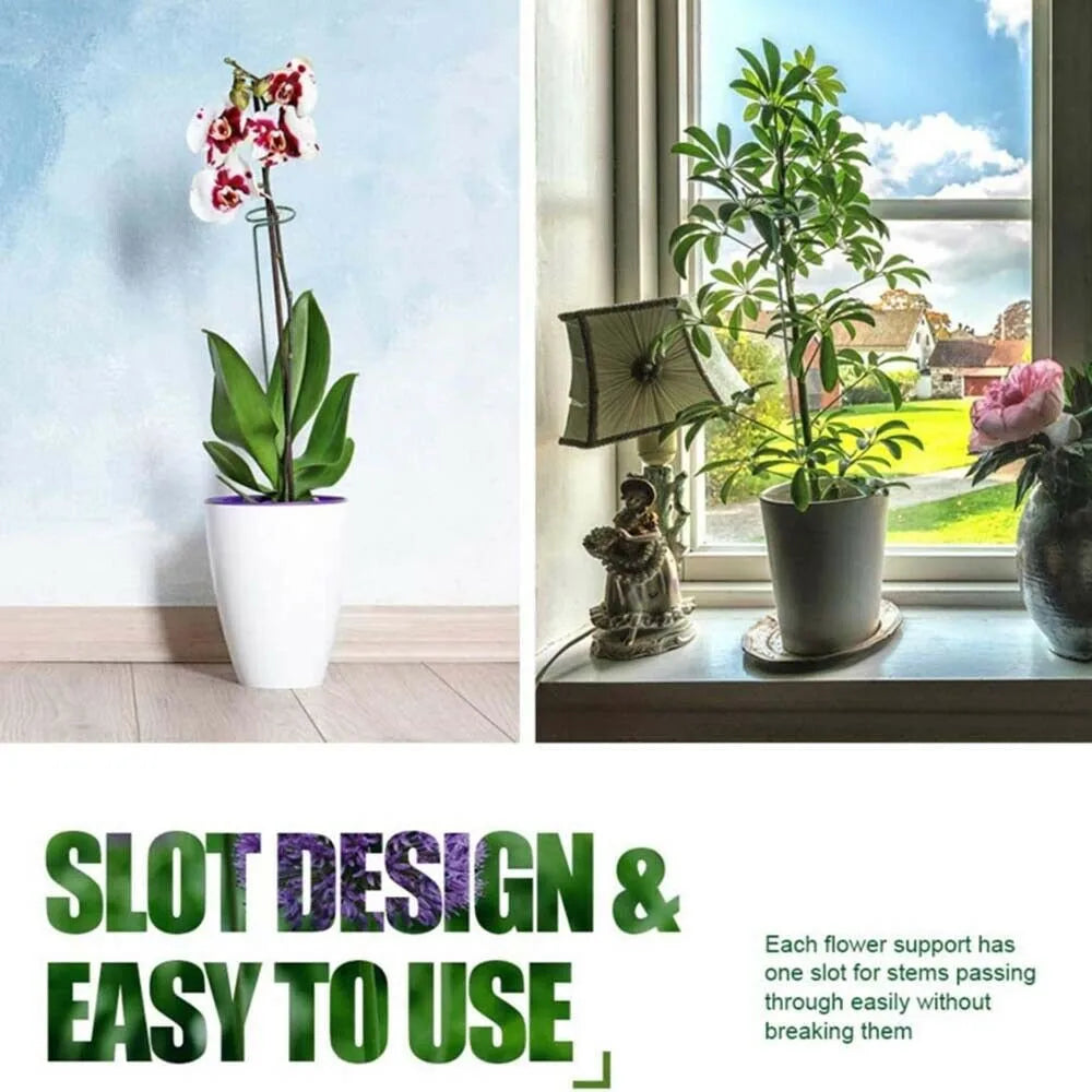 10pcs Climbing Potted Plant Support Sticks Indoor Outdoor Trellis Sunflower Vegetables Stem Training Guide Racks Vue