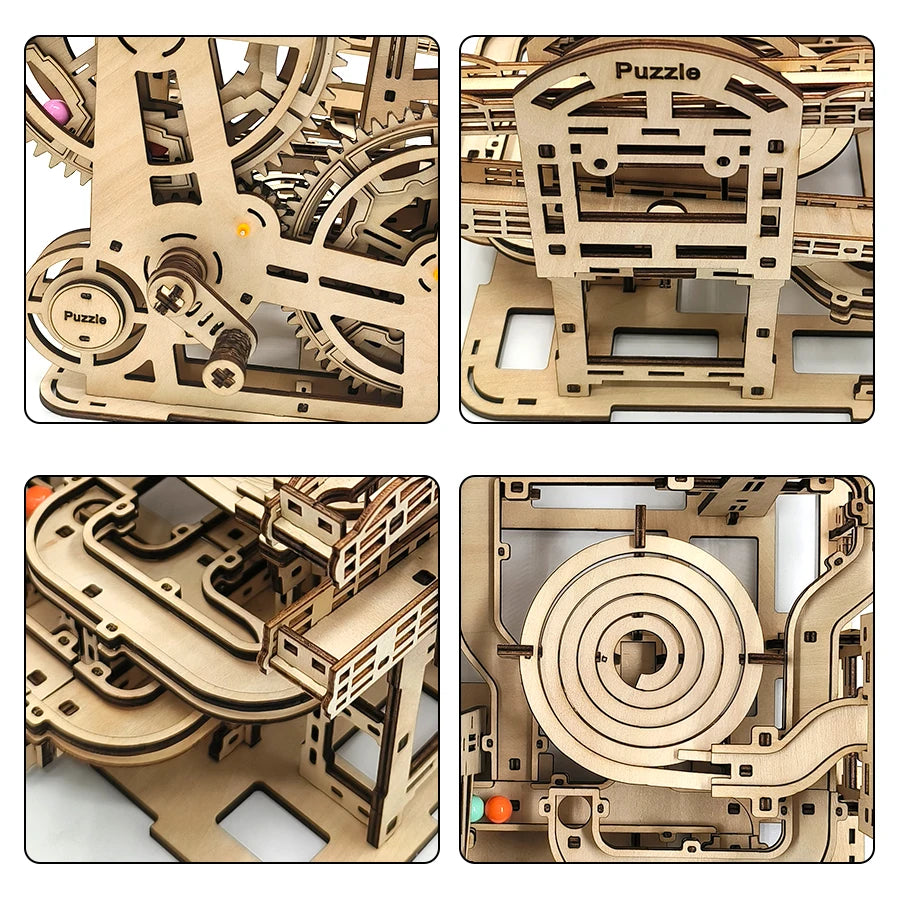 Playground Toy DIY Handmade Wooden Puzzle Assembly Model Educational Toys Simulation Model Vue