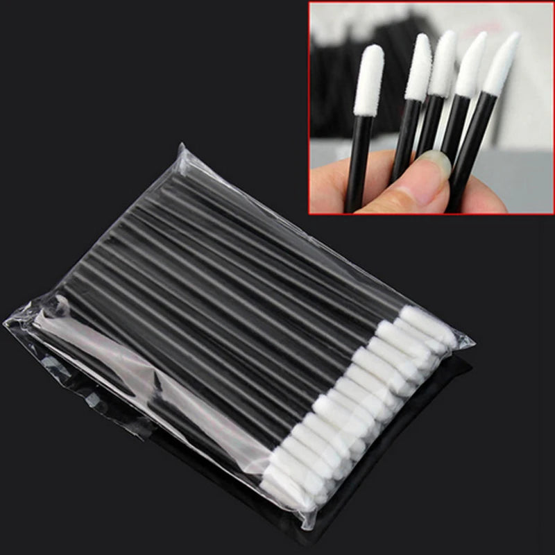 5/50 Pcs Lip Brush Eyelash Makeups Brushes Lash Extension Mascara Applicator Lipstick Wands Set Cosmetic Makeup Tools Vue 50pcs Lip brushes