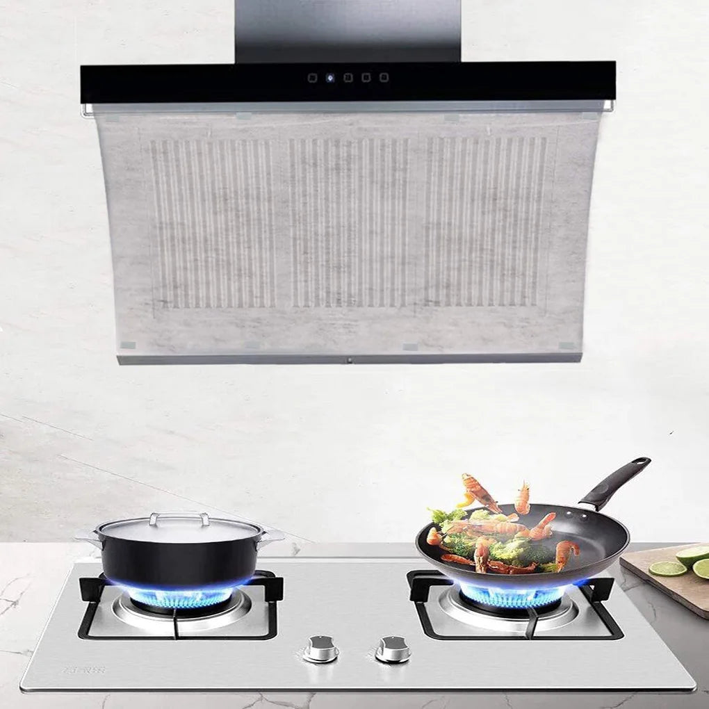 1 roll Kitchen Oil Filter Paper Simple Safe Extractor Fan Cleaning Sheet Absorbing Accessory Grease Hood Filters Covering Vue
