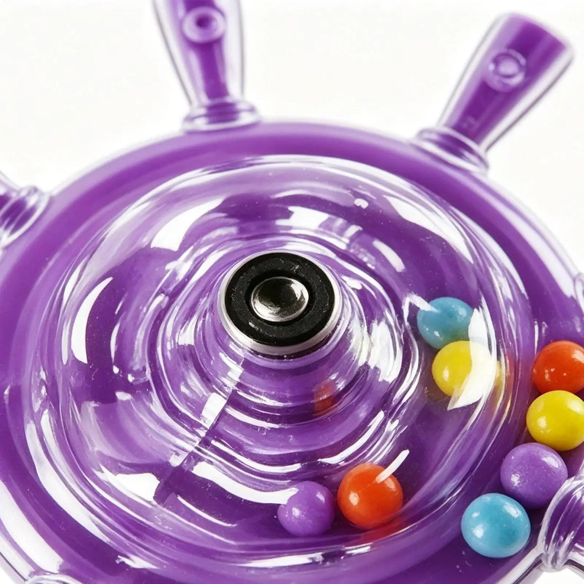 Parakeet Toys Colorful Interactive Rotating Small Wheel Rattle, Cage Parrot Spinner Toy for Cockatiels, Budgies, Conures, Parrot Vue