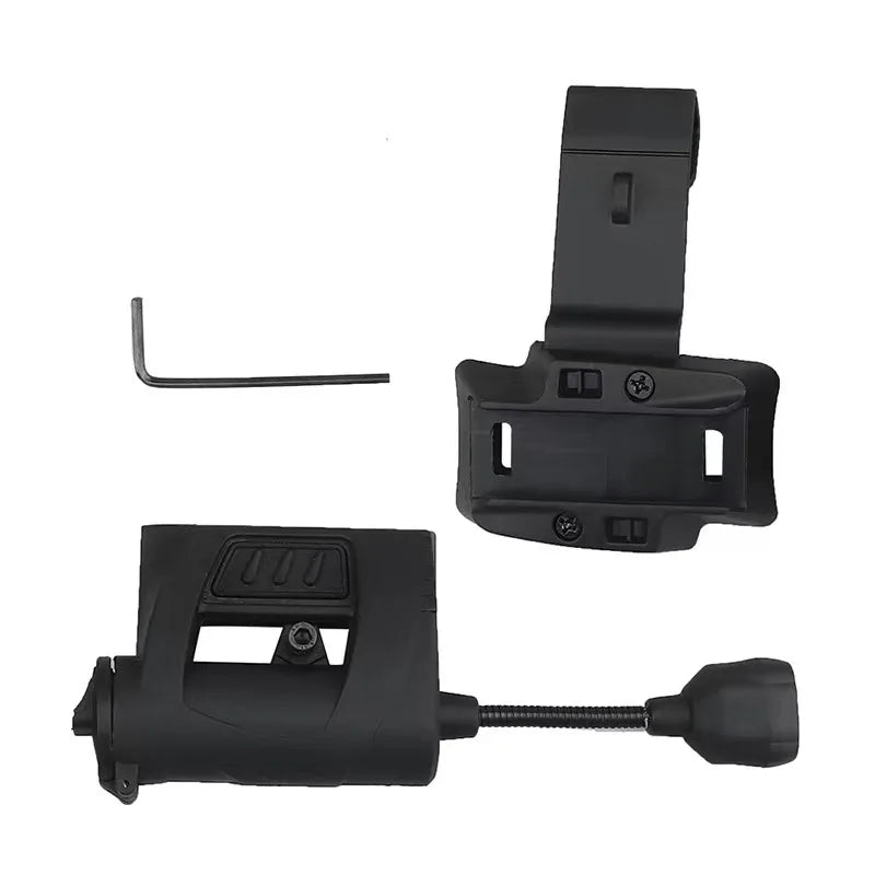 MPLS CHARGE Outdoor Tactical Helmet Signal Light Four-color Serpentine Light CS Infrared Identification Light IR Identification Vue black