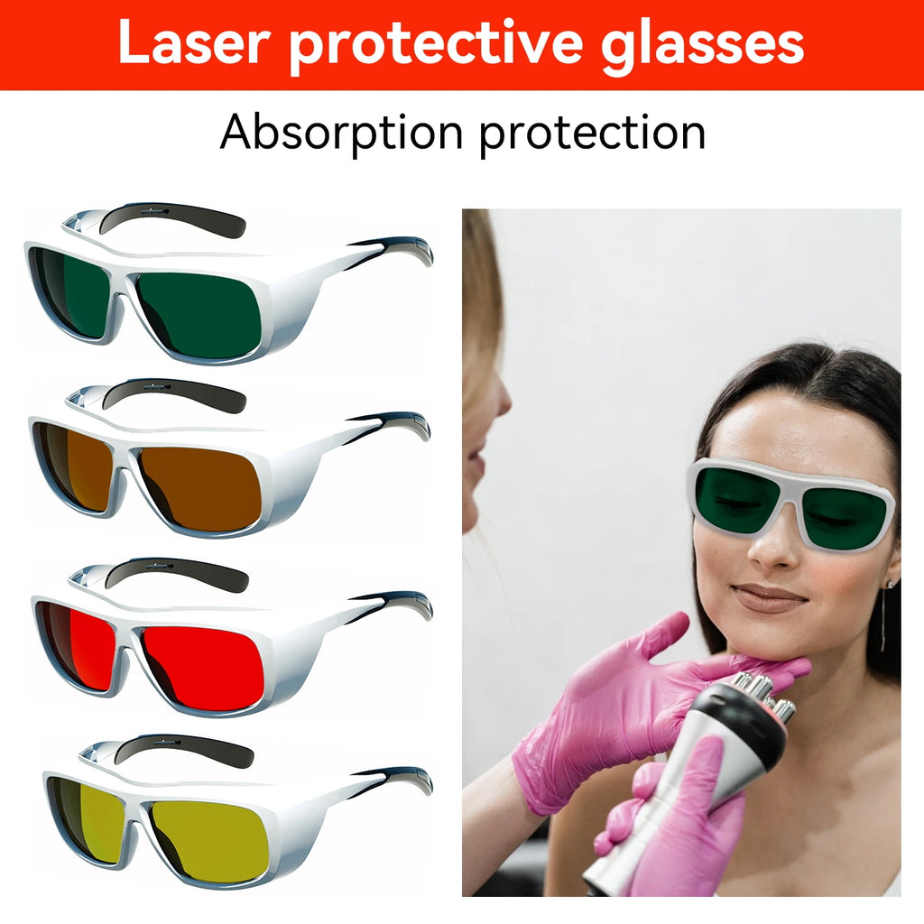 Laser Safety Glasses CE EN207 200-460nm Hard PC Lens Eyewear for UV Ultraviolet Laser Marking Processing Device Laser Goggles Vue