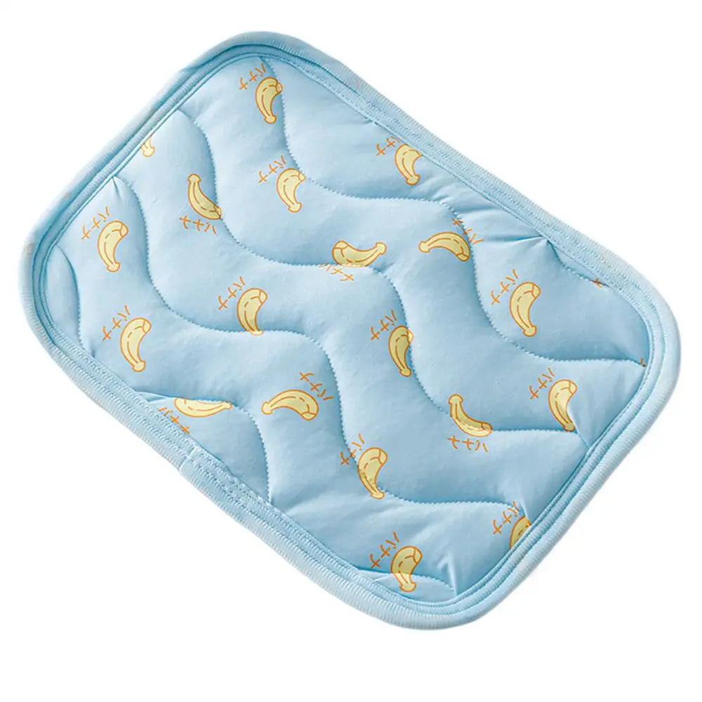 31x21cm Soft Portable Breathable Cat Cooling Mat, Summer Pet Cool Blanket for Dog, Travel Car Camping Outdoor Kennel Home Use Vue B