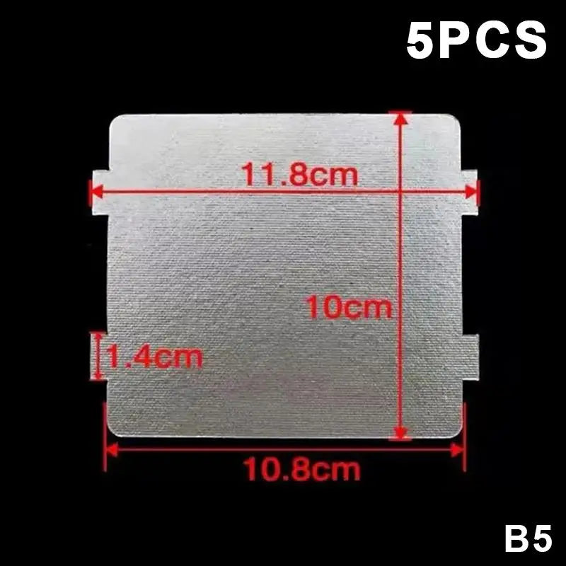 5/10pcs Microwave Oven Mica Sheet Waveguide Cover Plate Universal Cuttable Heat-Resistant For Hair Dryers Toasters Heaters〔CC11〕 Vue B5