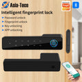 Minimalist Electronic Fingerprint Silent Door Lock Support Tuya App Bedroom Mute Door Locks Mechanical Furniture Magnetic Suctio Vue Default Title