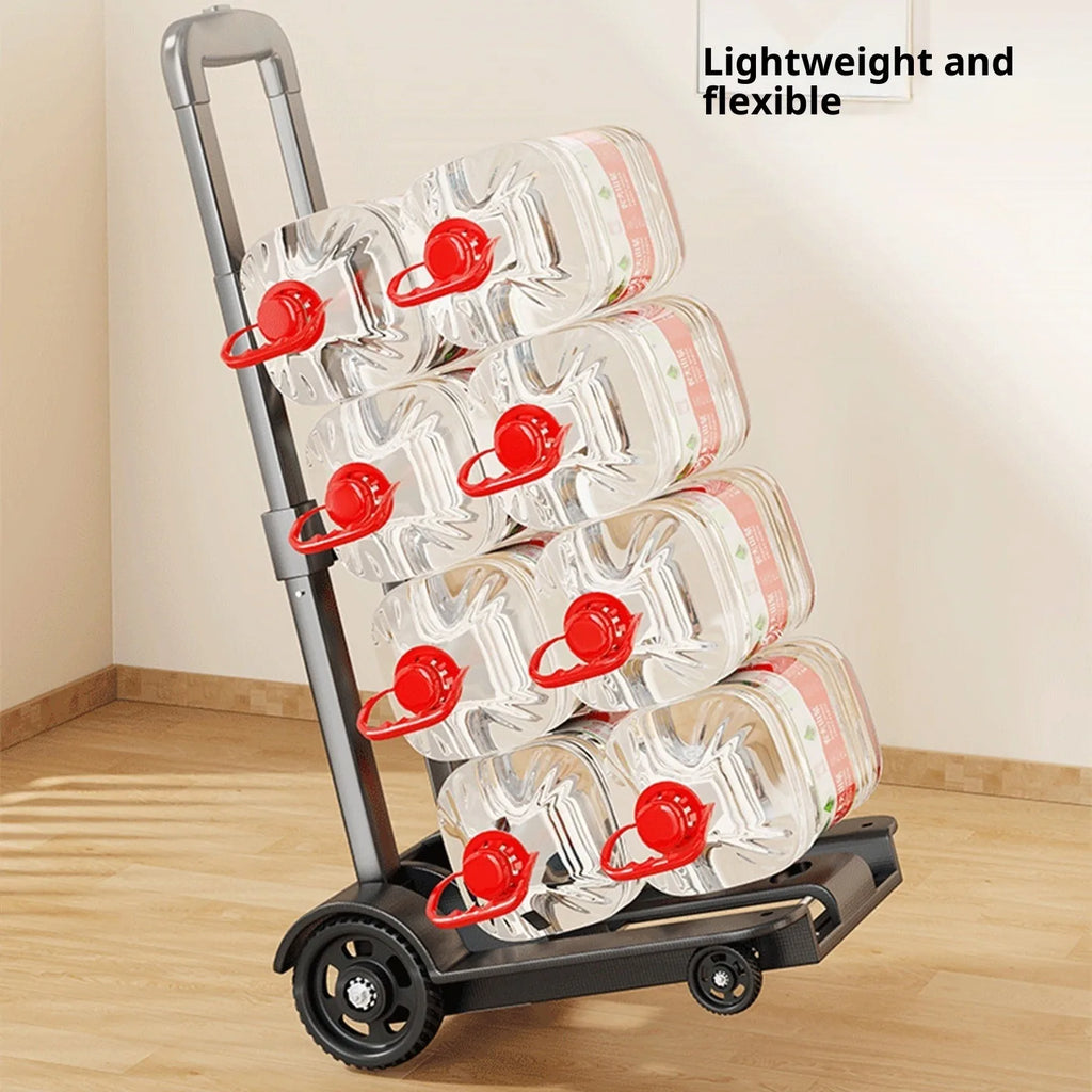 Wheel Trolley folding luggage trolley Folding Hand Truck Barrow Cart Travel Luggage Shopping Cart Portable Home Use Cart Vue